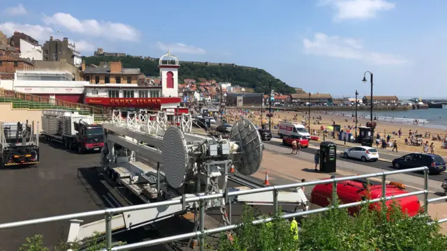 The wheel awaiting construction