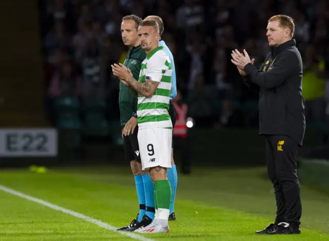 Leigh Griffiths and Neil Lennon