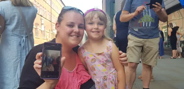 Lexi and her mum Kirsty