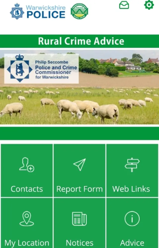 Rural crime app