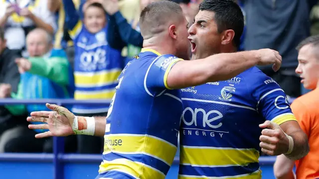 Warrington celebrate