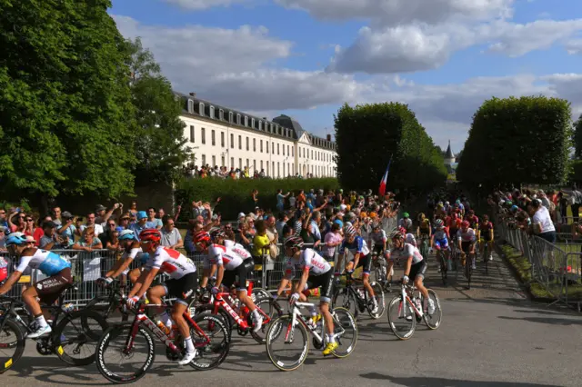 Fans at the Tour de France