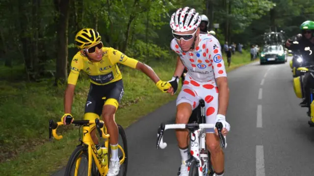 Egan Bernal & Romain Bardet