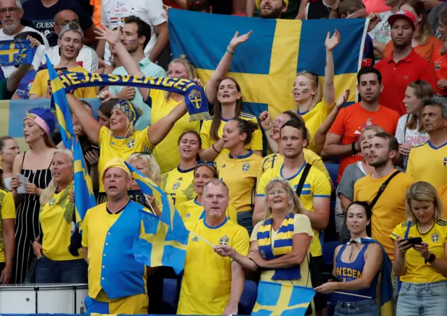 Sweden fans