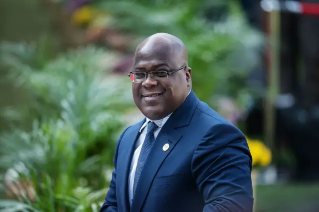 DRCongo President Felix Tshisekedi