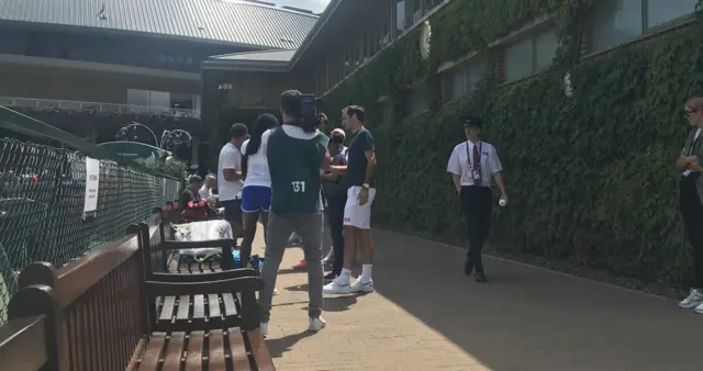 Roger Federer and Coco Gauff