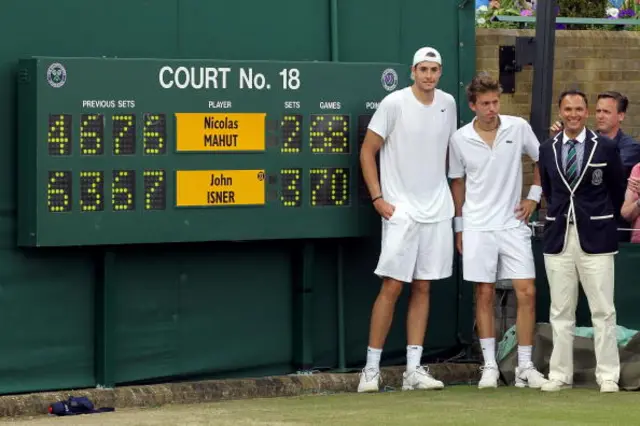 Isner and Mahut