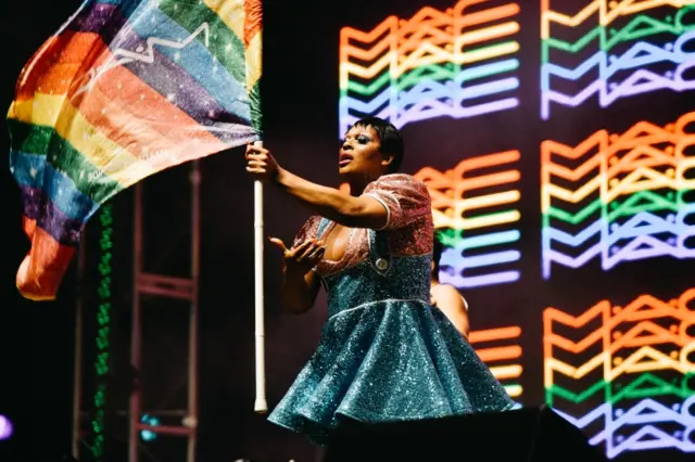 Peppermint performs during LA Pride 2019