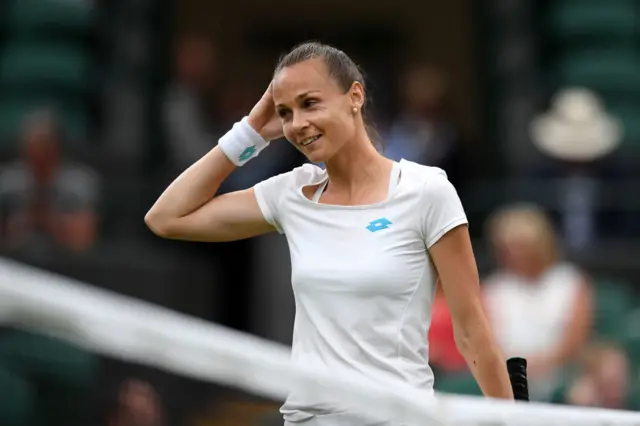 Magdalena Rybarikova smiles