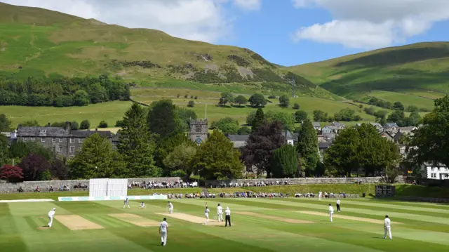 Sedbergh School in the afternoon sunshine