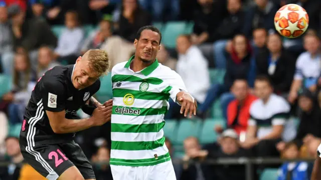 Christopher Jullien has been largely untroubled on his Celtic debut