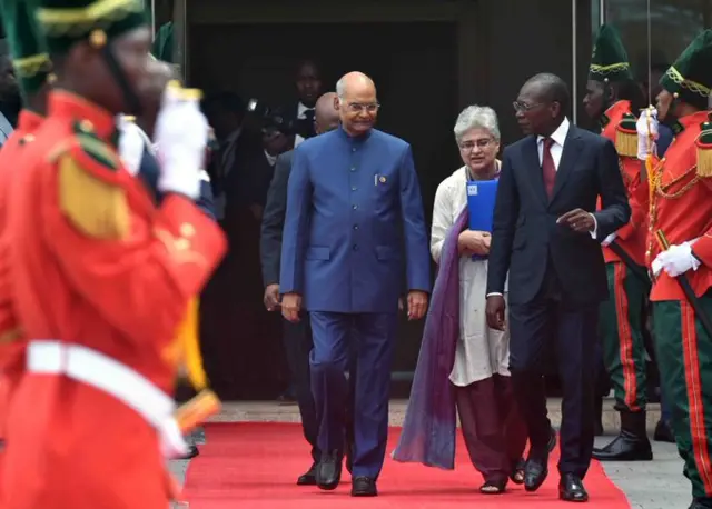 Presidents of India and Benin