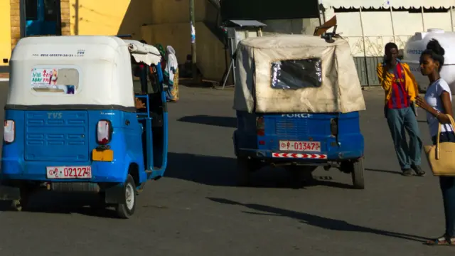 Tuk-tuks in Ethiopia