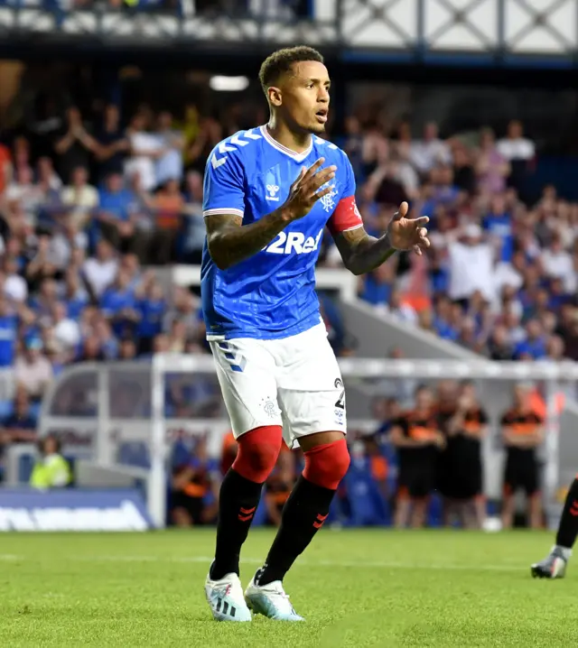 Rangers captain James Tavernier