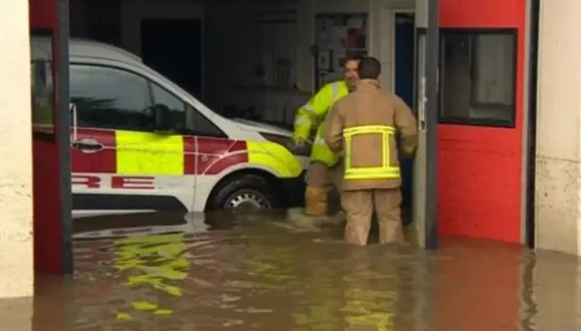 Leyburn fire station