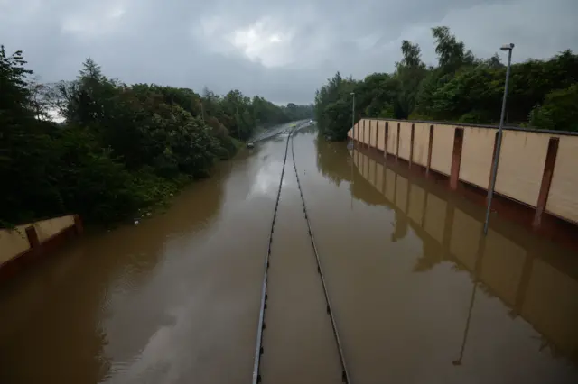 A555 flooding