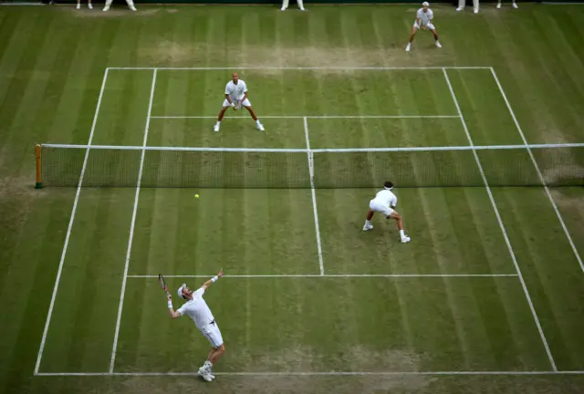 Pierre-Hugues Herbert and Andy Murray