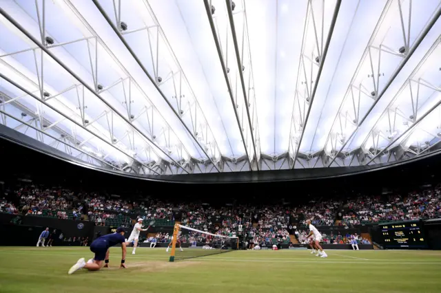 Court 1 roof