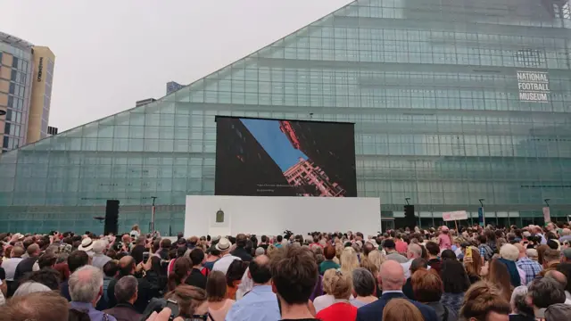 MIF19 has officially kicked off outside the Football Museum in Manchester's Cathedral Square