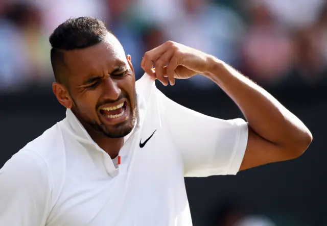Nick Kyrgios of Australia