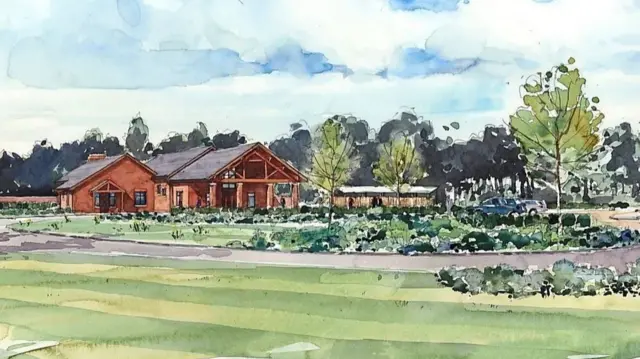 Crematorium drawing