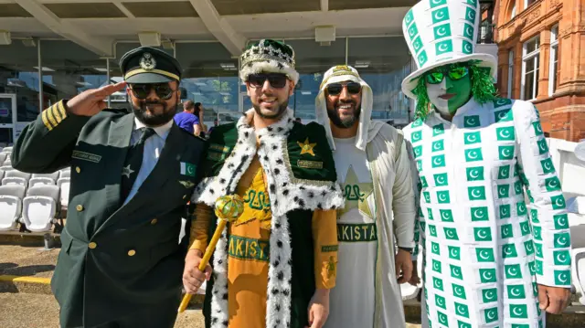 Pakistan fans at Lord's