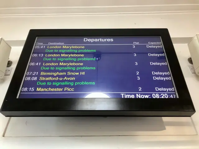 Rail delays