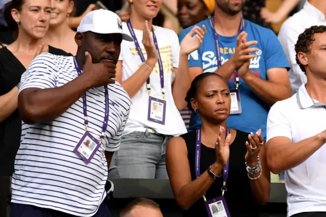 Corey (left) and Candi Gauff