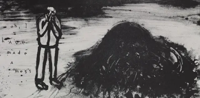 Photo of David Lynch art