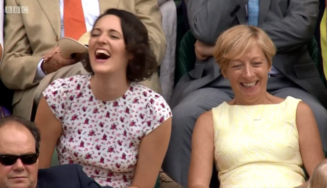 Phoebe Waller-Bridge laughs