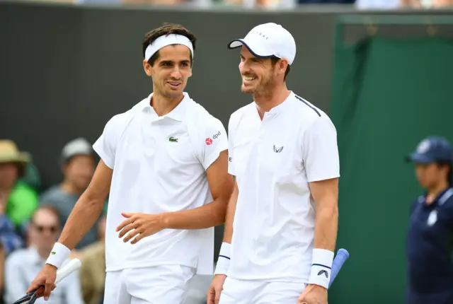 Pierre-Hugues Herbert and Andy Murray