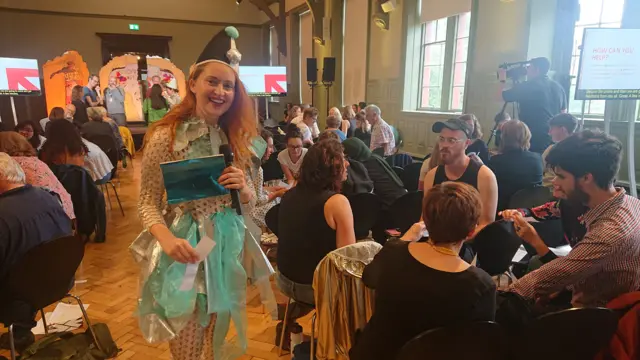 Girl Gang leading sessions at Interdependence