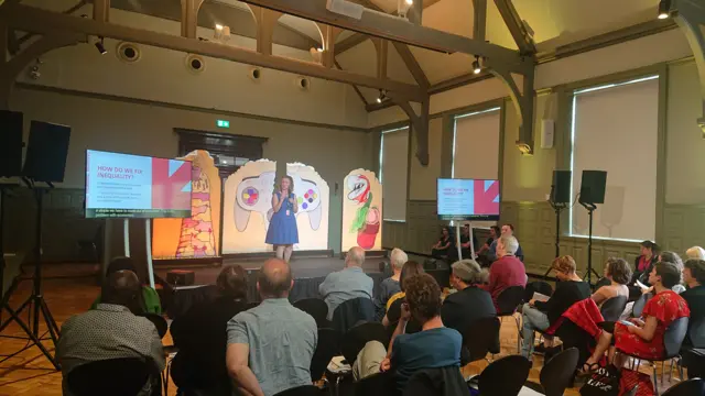 Johnna Montgomerie on stage