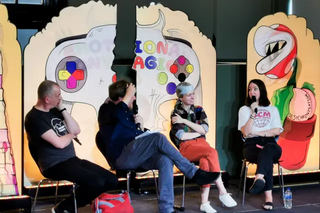Dave Haslam, John Harris, Agata Pyzik and Elle Holgate in conversation at Interpendence 2019