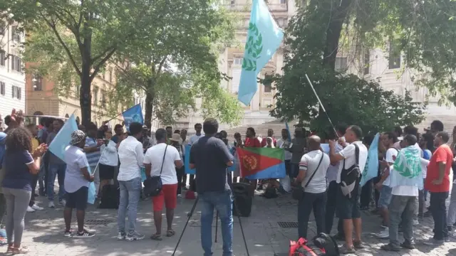 Demonstration in Rome