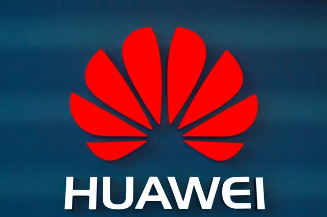 The Huawei logo is seen in a store on July 1, 2019 in Dongdaqiao, Chaoyang District, Beijing.