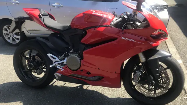 Howard Hughes's Ducati 1299 motorbike