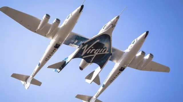 Virgin Galactic plane