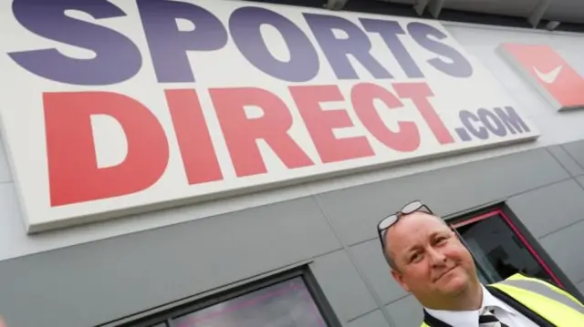 Sports Direct boss Mike Ashley