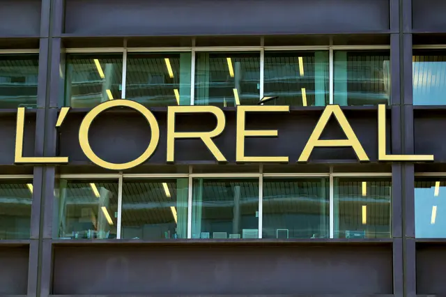 Photo taken on February 7, 2010 shows the logo of French group L'Oreal, the world's largest cosmetics maker on L'Oreal headquarters in Clichy, near Paris.