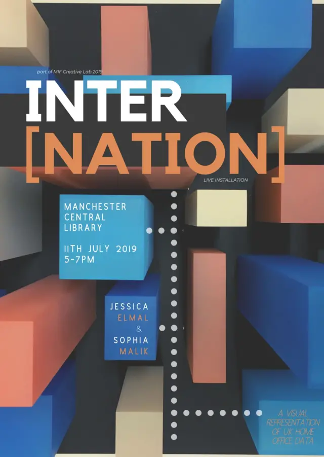 A digital flyer holding the exhibition image