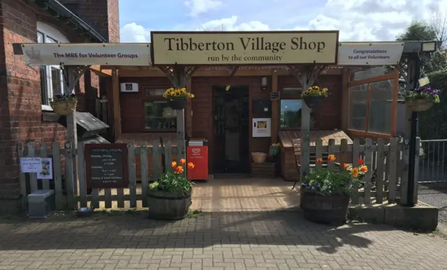 Tibberton stores