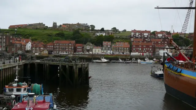 A hole in the skyline where the cottages used to be