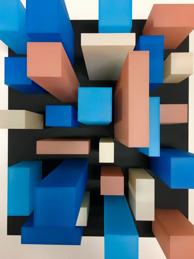 A colourful installation
