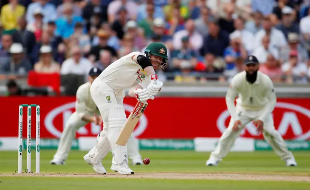 David Warner in action