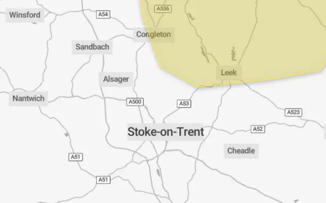 Met Office map