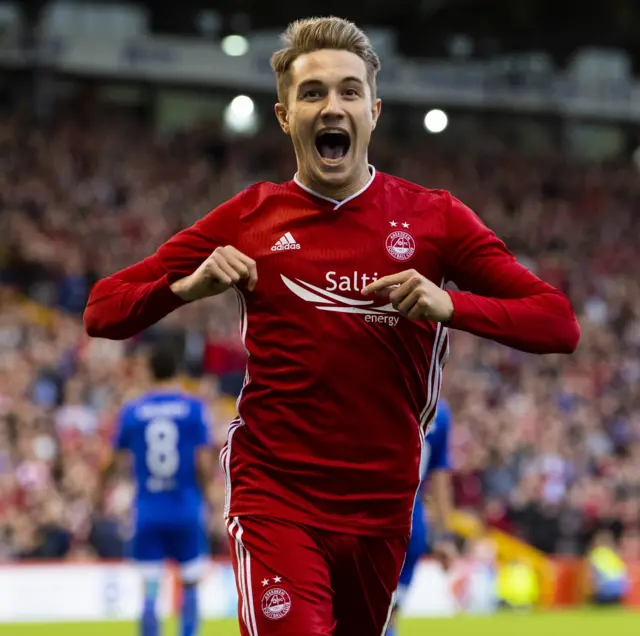 Aberdeen goalscorer Scott Wright