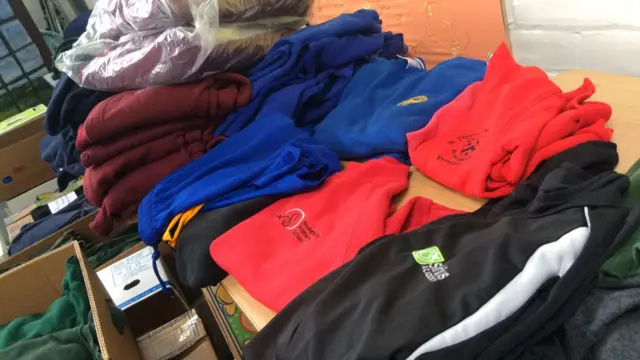 Donated uniform