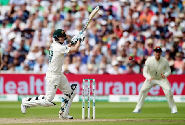 Steve Smith in action