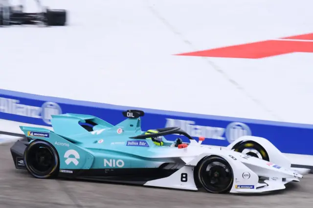 NIO during the 2019 Berlin E-Prix at Tempelhof Airport on May 25, 2019 in Berlin